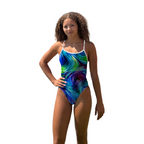 Jowe Bliss Tie-Back Swimsuit - White Strap