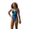 Jowe Bliss Tie-Back Swimsuit - Yellow Strap