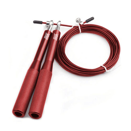 Jowe Adjustable Crossfit Skipping Rope - Red-Training Aids-Jowe-SwimPath