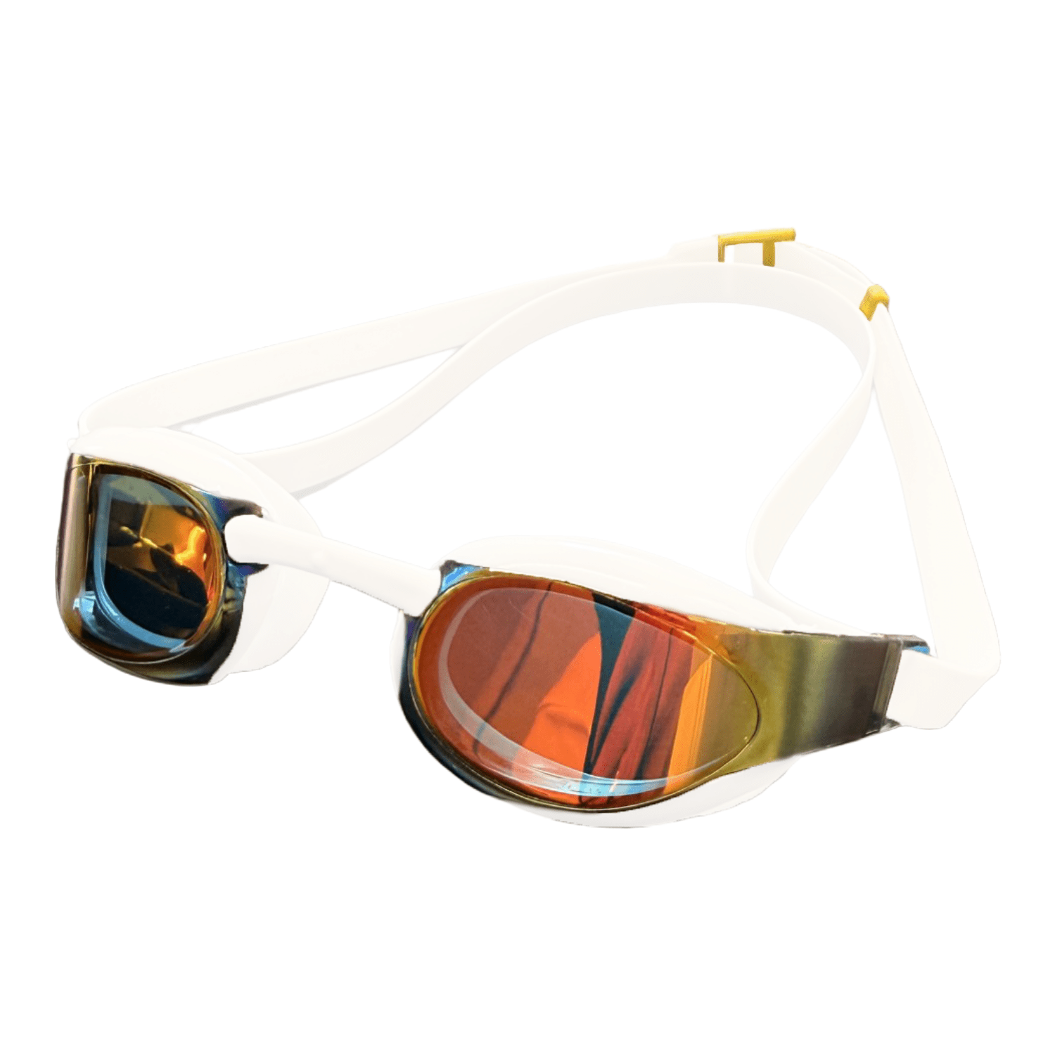 Jowe Breakout 2.0 Mirrored Racing Goggles - White-Goggles-Jowe-SwimPath