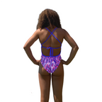 Jowe Tie Back Flawless Fashion Full Body Print Swimsuit