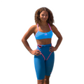 Jowe Women's Bikini Top - Laguna / Chewing Gum