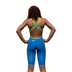 Jowe Girls Junior Kneeskin - Serene Blue / Neon Energy