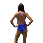 Jowe Women's Tie-Back Swimsuit - New Cancun / Paddle