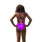 Jowe Women's Tie-Back Swimsuit - Paddle / Vibration